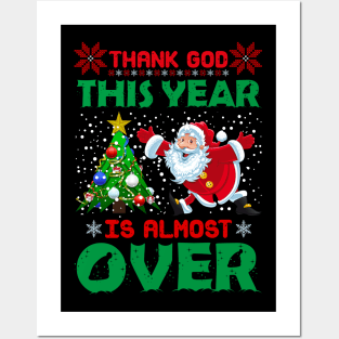 Thank God Merry Christmas Posters and Art